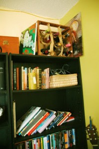 Messy Bookshelf