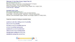 Senior Living Topics for Google Rank