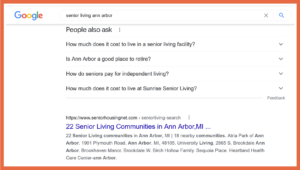 Senior Living "People Also Ask" Questions